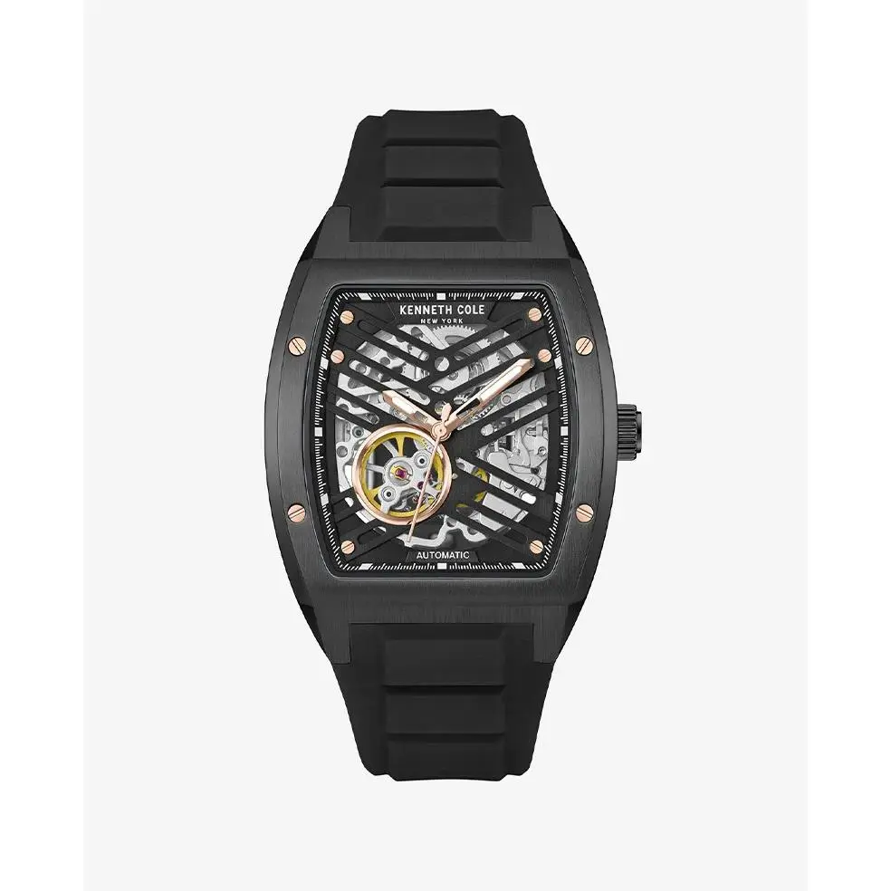 Men`s Automatic Silicone Strap Watch - KCWGZ0046103 by Kenneth Cole