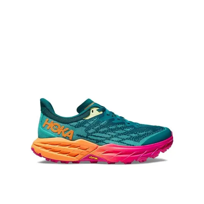 Hoka One One Speedgoat 5 1123157-DLCR Sneakers Men`s Deep Lake Running Shoes - Green