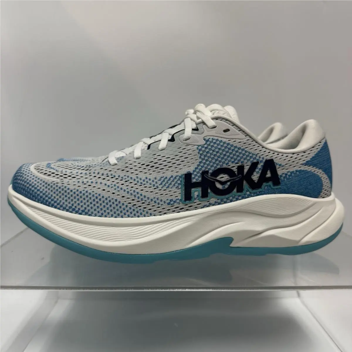 Hoka Rincon 4 Blue White 1155130 Fsk Running Shoes Men’s Size 10.5 D