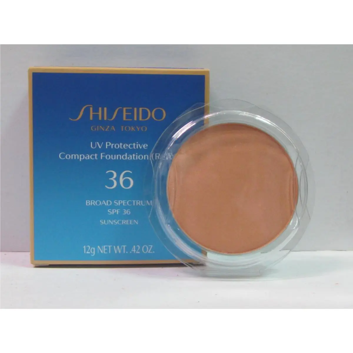 Shiseido UV Protective Compact Foundation Refill Spf 36 Light Ochre .42 oz