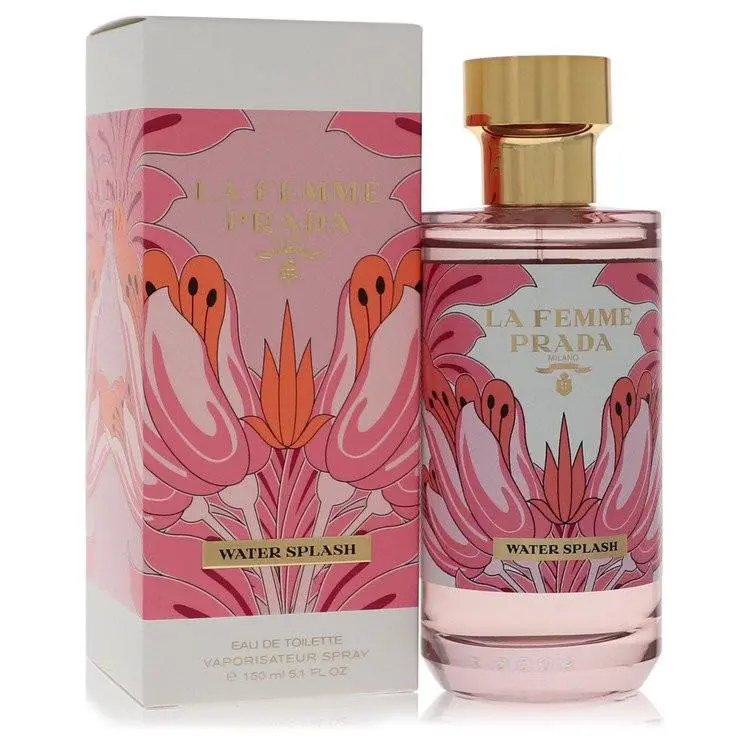 Prada La Femme Water Splash by Prada Eau De Toilette Spray 5.1 oz For Women