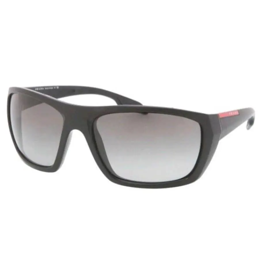 Prada Sport Sunglasses PS01OS FAD3M1 61mm Matte Black / Dark Grey Lens