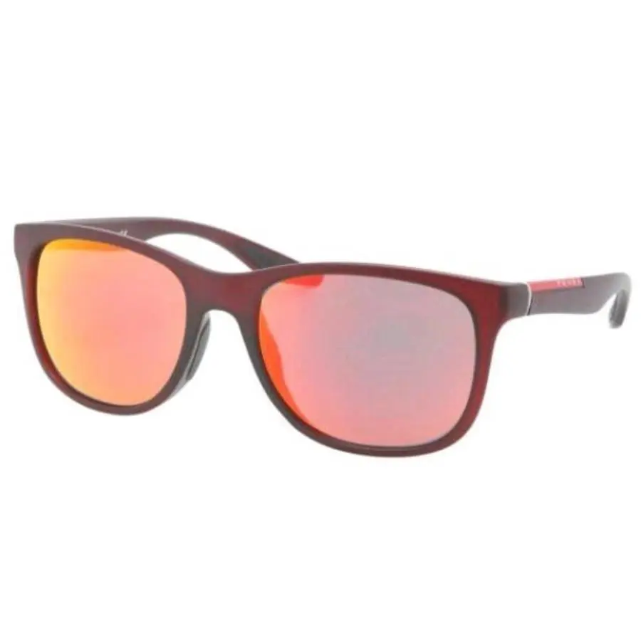 Prada Sport Sunglasses PS03OS MAZ6Y1 55mm Amaranth / Red Mirror Lens