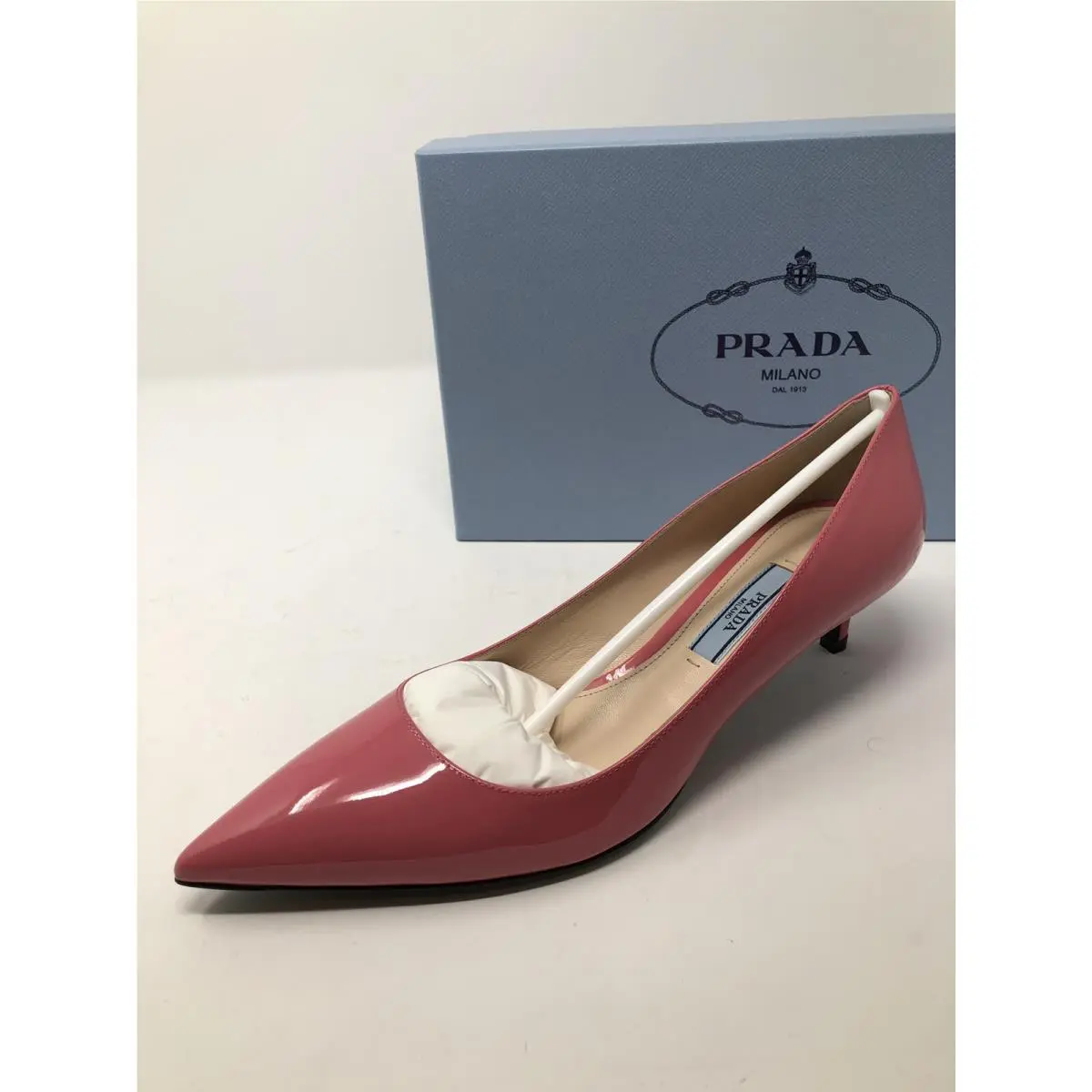 Prada Womens Pink Heels Ladies Shoes Size 6 US 36 EU
