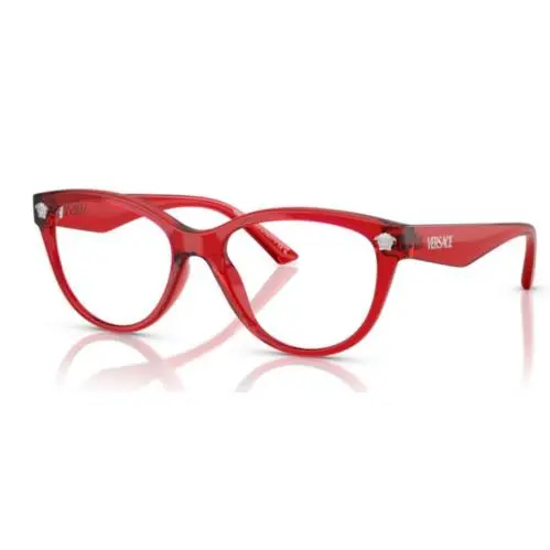 Versace VE3365U 5495 Eyeglasses Frame Women`s Red Full Rim 54mm