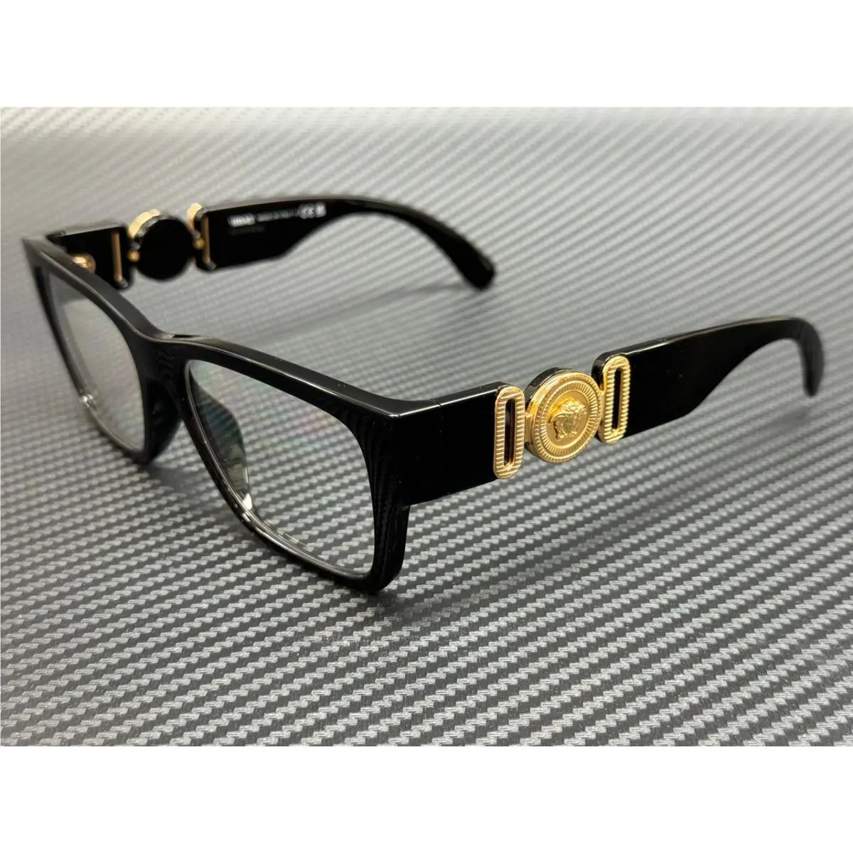 Versace VE3368U GB1 Black Men`s 55 mm Eyeglasses