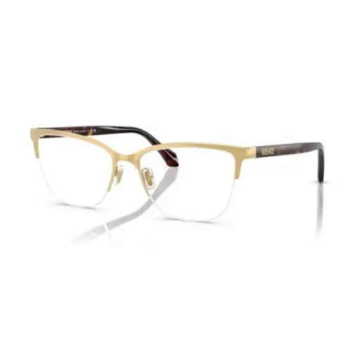 0VE1304 1460 Gold/ Dark Havana Cat-eye 54mm Women`s Eyeglasses by Versace