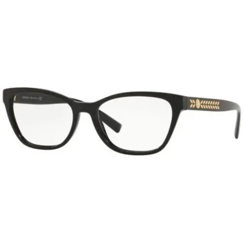 Versace Eyeglass Frames 3265A GB1 Black For Women