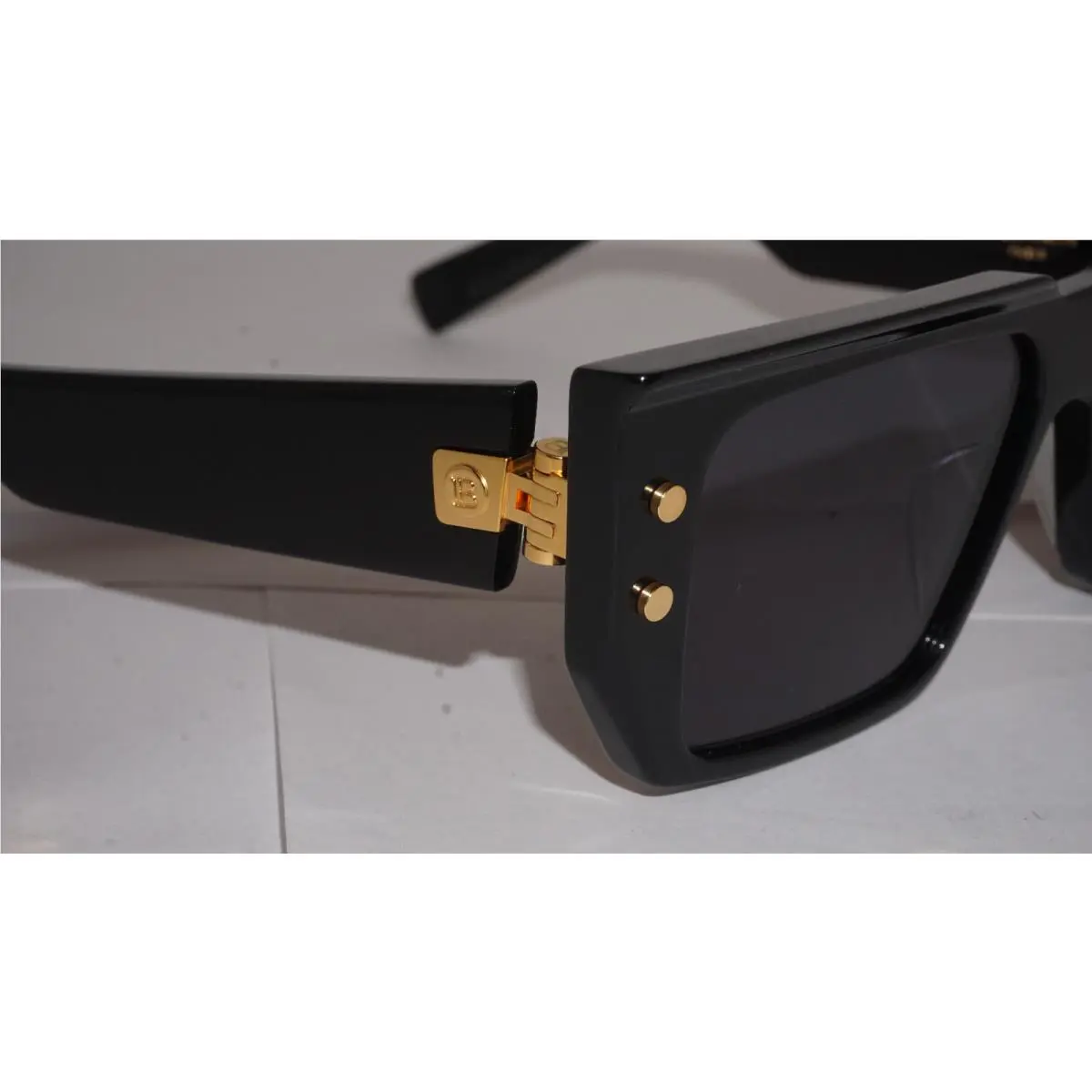 Balmain Sunglasses Black Transparent Grey B-vi BPS-128A-54 54 15 145