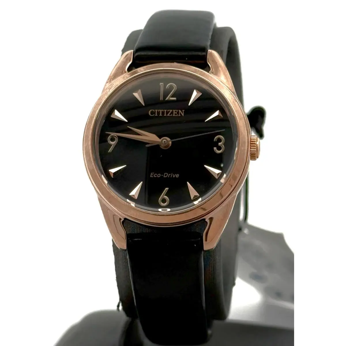 Citizen Ltr Black Dial Ladies Watch EM0688-01E Box/card