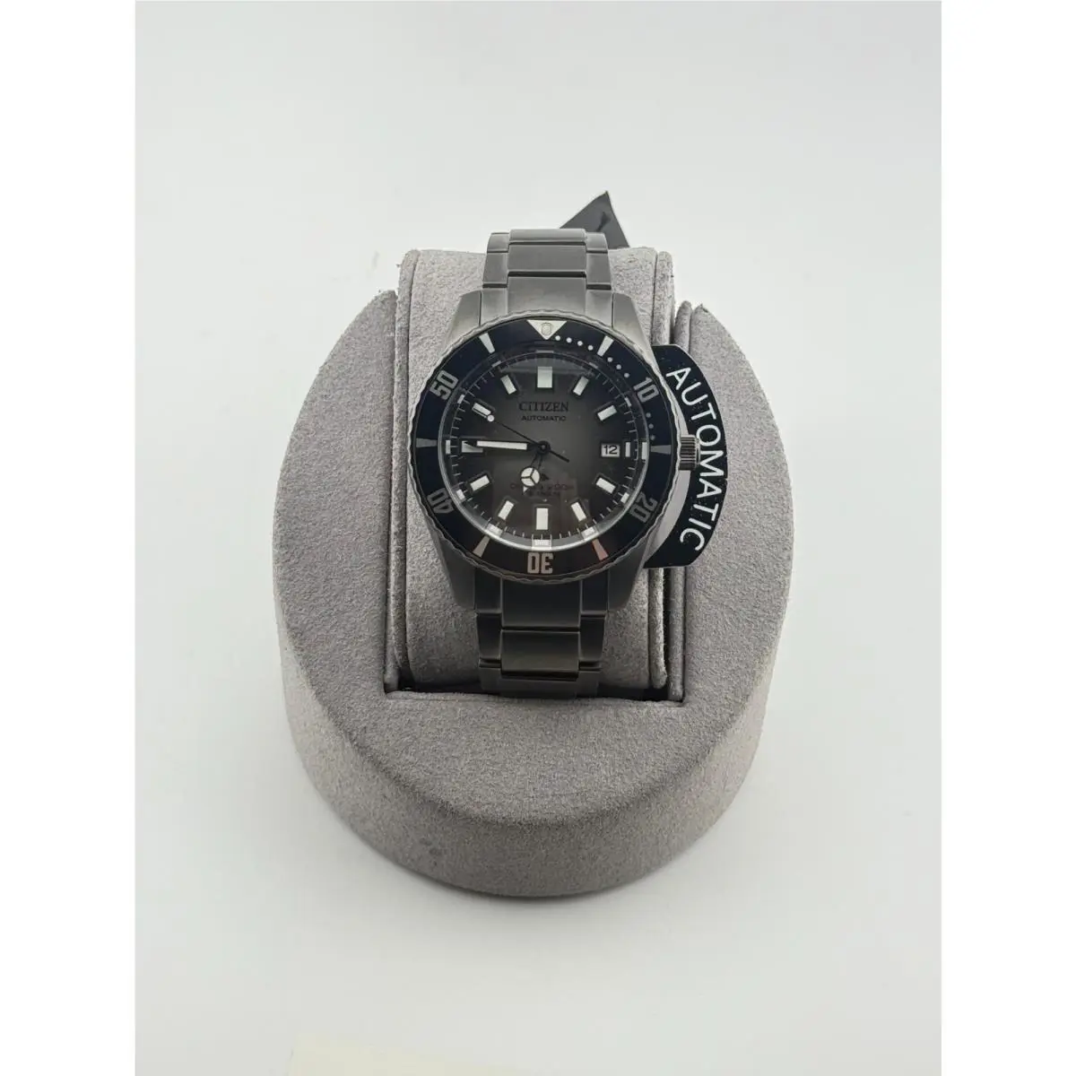 Citizen Promasterfujitsubo Gray Dial Stainless Steel NB6025-59H - Dial: Black, Bezel: Black