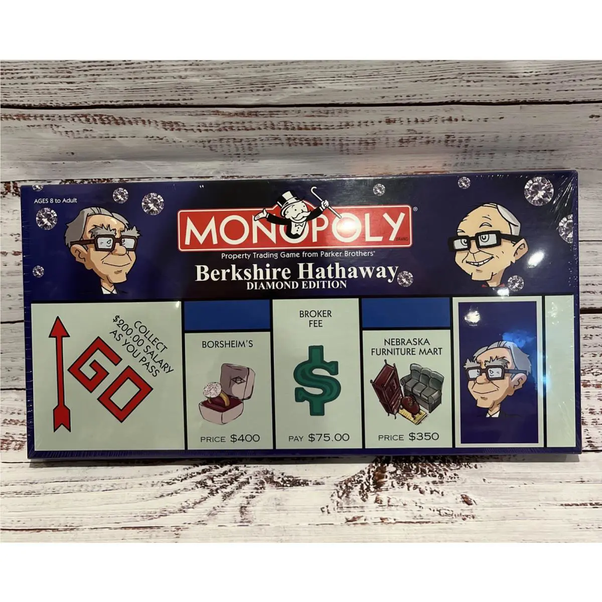 Berkshire Hathaway Diamond Edition Monopoly 2005 Warren Buffett