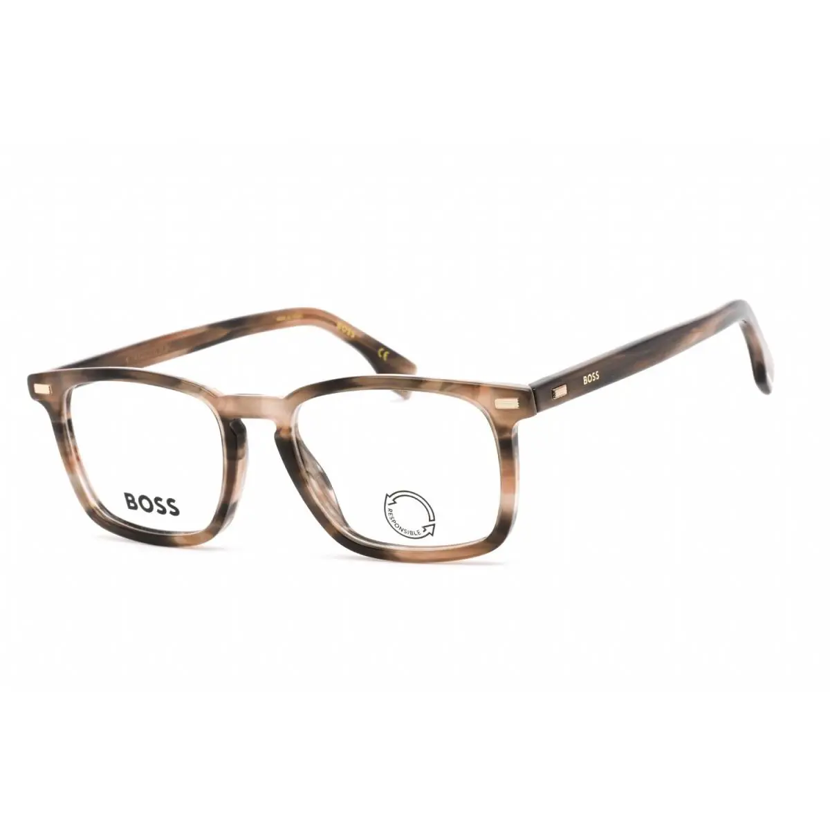 Hugo Boss HG 1368 0S05 Square Brown/gray Havana Eyeglasses