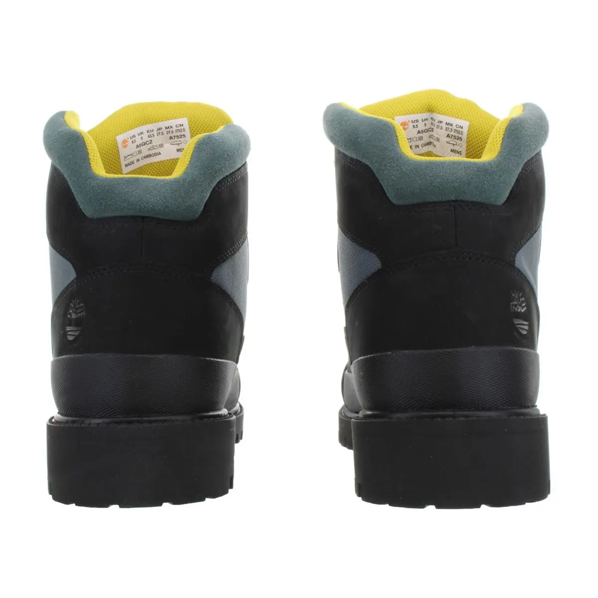Timberland shoes - Timberland Heritage Rubber-Toe Waterproof - Heritage Waterproof - A5QCZ - Black, Green 5