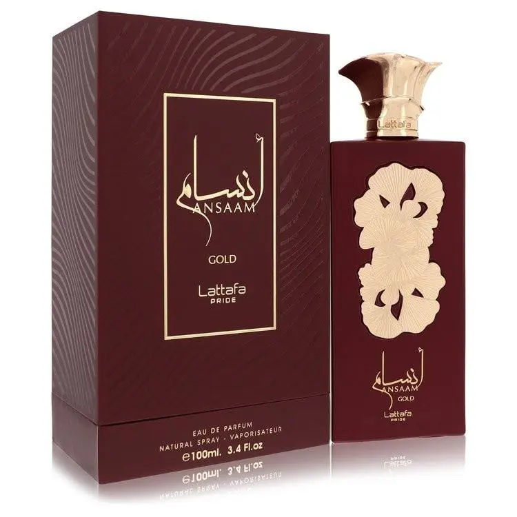 Lattafa Pride Ansaam Gold by Lattafa Eau De Parfum Spray Unisex 3.4 oz For