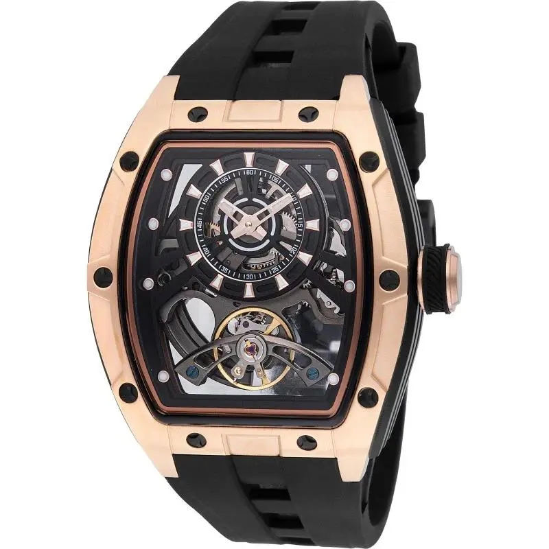 Invicta S1 Rally Torque Automatic Men`s Watch Skeleton Dial 44mm