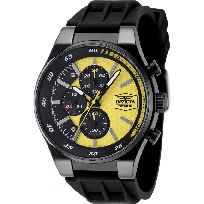 Invicta Racing Chronograph Gmt Quartz Men`s Watch 48876