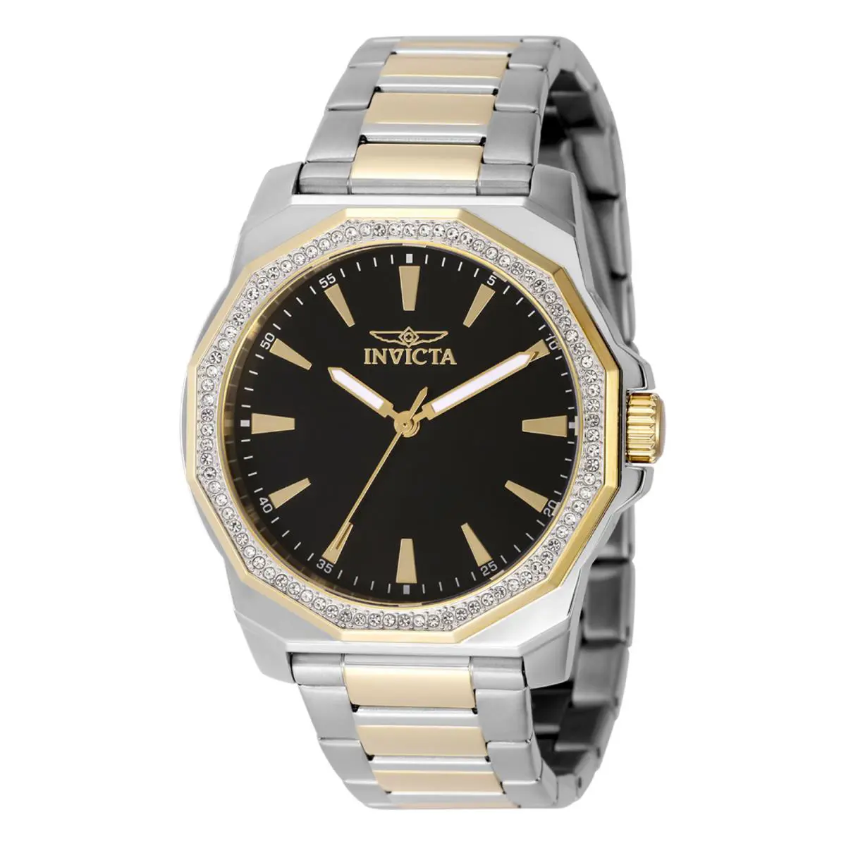 Invicta Men`s Watch Speedway Quartz Crystal Bezel 42mm Steel Bracelet 49105