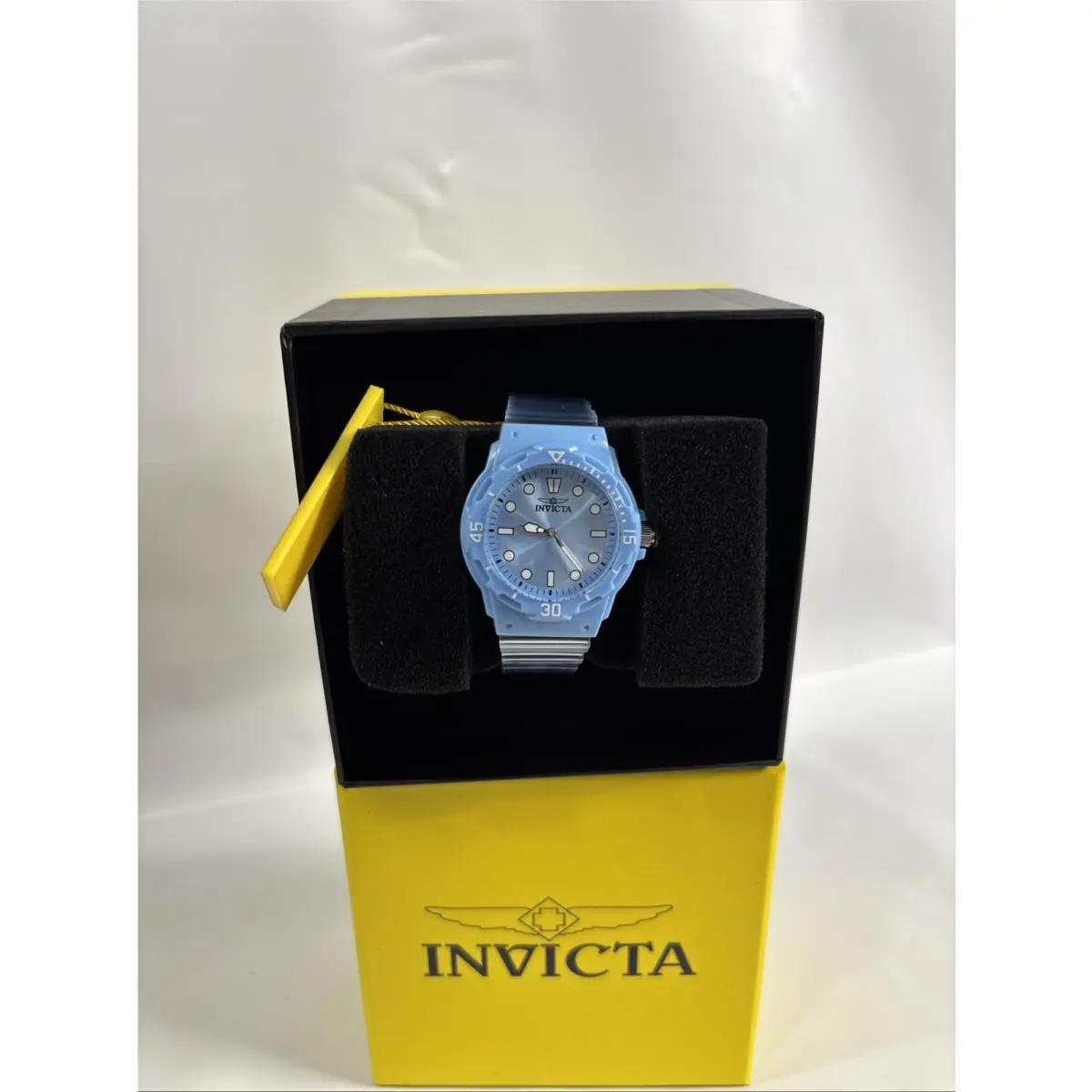 Invicta Women`s Watch Celestial Quartz Blue Dial Polyurethane Strap 49209