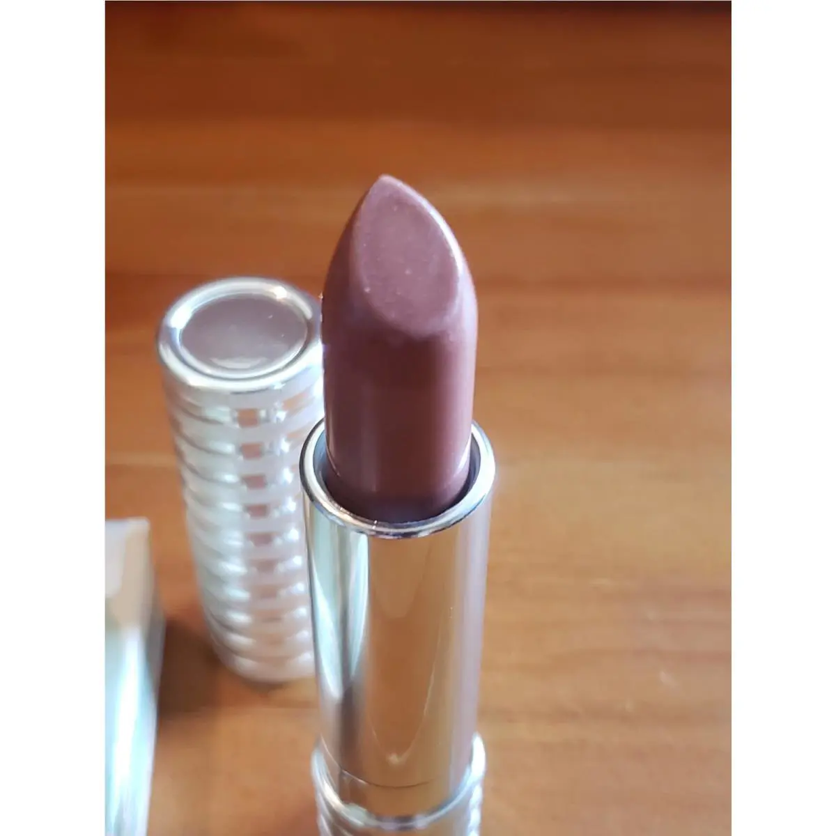 Clinique Long Last Lipstick F2 Sunlit Copper Hard to Find Rare Silver Case