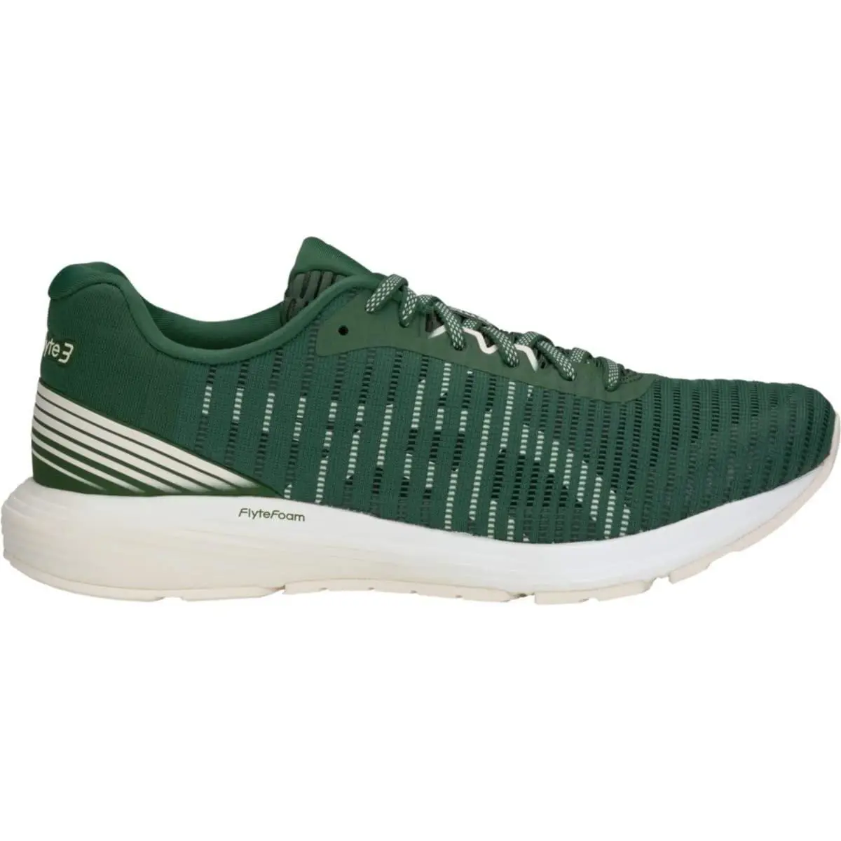 Asics Men`s Dynaflyte 3 Sound Running Shoes 12 Hunter Green/cream