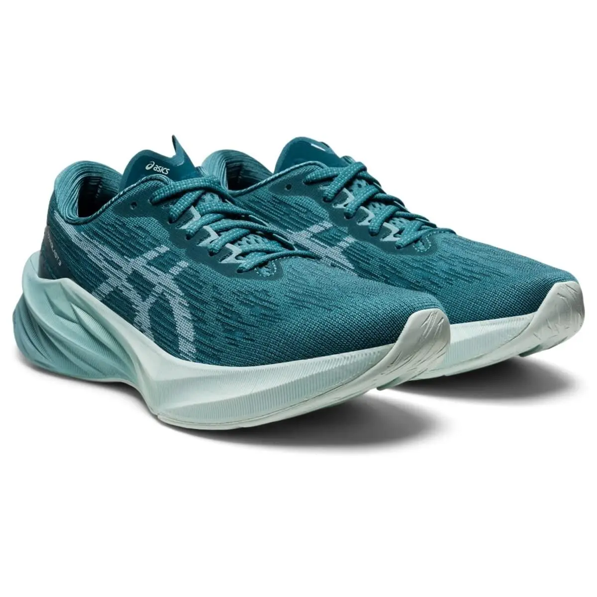 Asics shoes - ASICS Novablast 3 - Novablast - 1012B288 - Misty Pine/Smoke 0