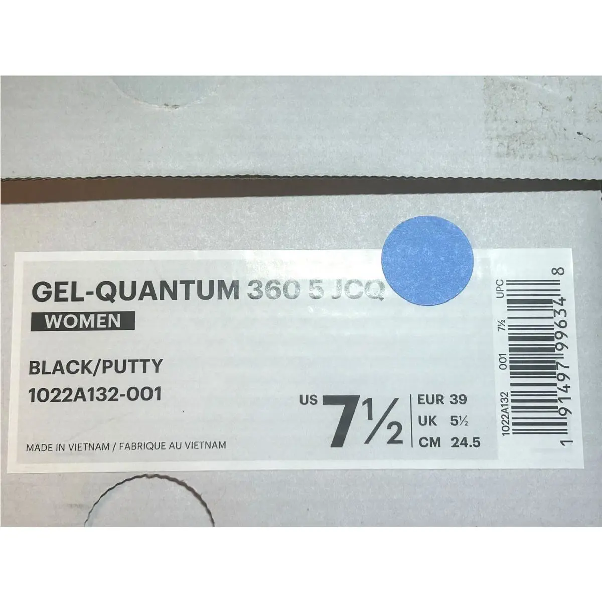 Asics shoes - ASICS Gel-Quantum 360 - 1022A132-001 - Black/Putty (UPC: 191497996348) 9