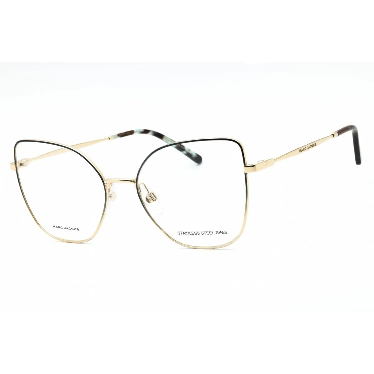 Marc Jacobs Marc 704 Nuc Eyeglasses Gradient Matte Blue Gold Frame 56mm - Frame: Matte Blue Gold