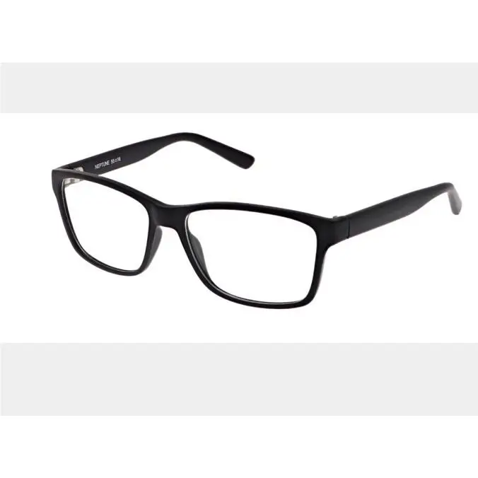 Randolph Neptune Matte Black Eyeglasses Frames Black Full Rim 53-16-140