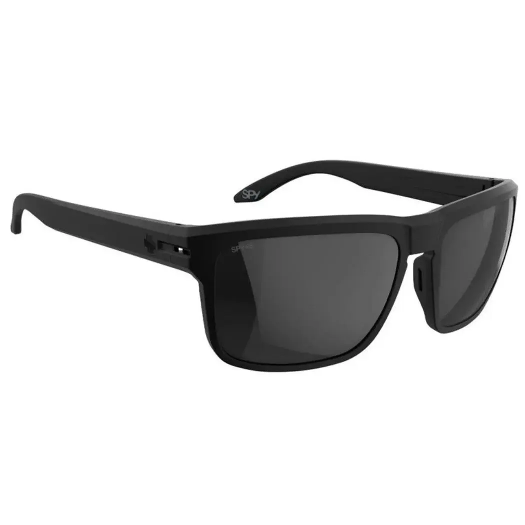 Spy Optic Region XL Sunglasses - Soft Matte Black / Happy Boost Polar Black - Frame: Soft Matte Black, Lens: Happy Boost Polar Black Mirror