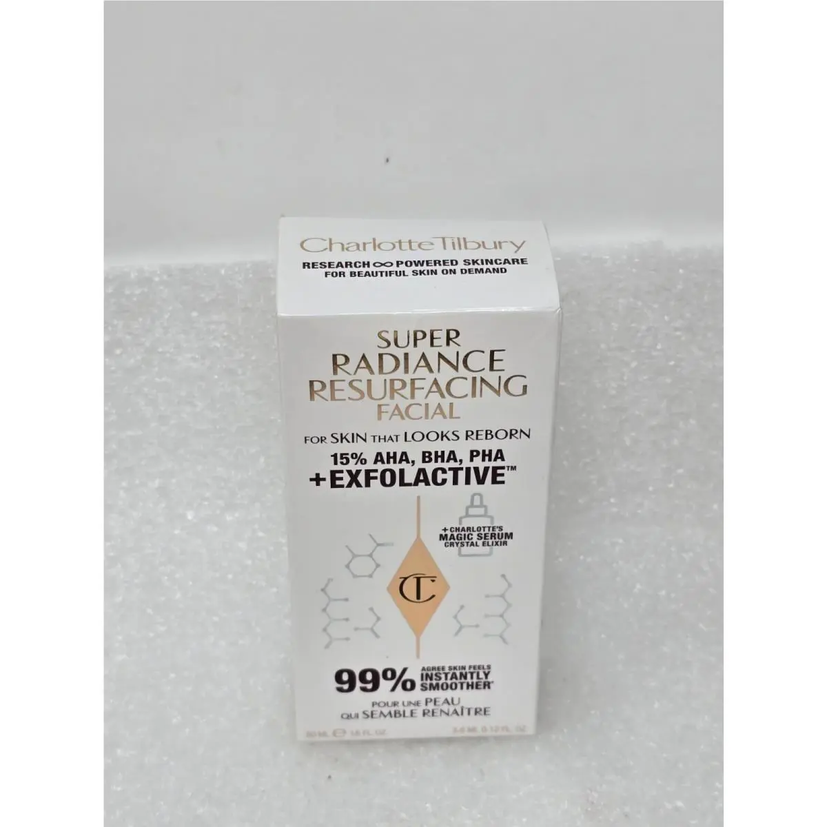 Charlotte Tilbury Super Radiance Resurfacing Facial Smooth Radiant Sk