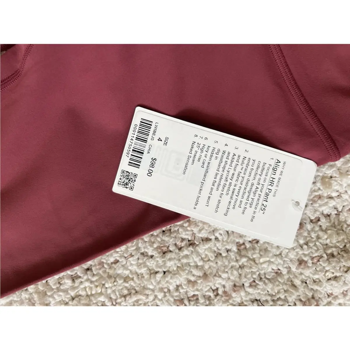 Lululemon clothing - Red 0