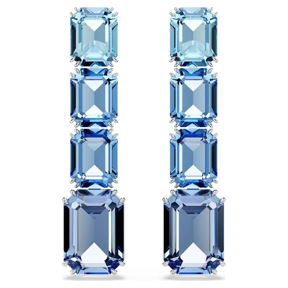 Swarovski Women`s Millenia Blue Crystal Earrings 5696516