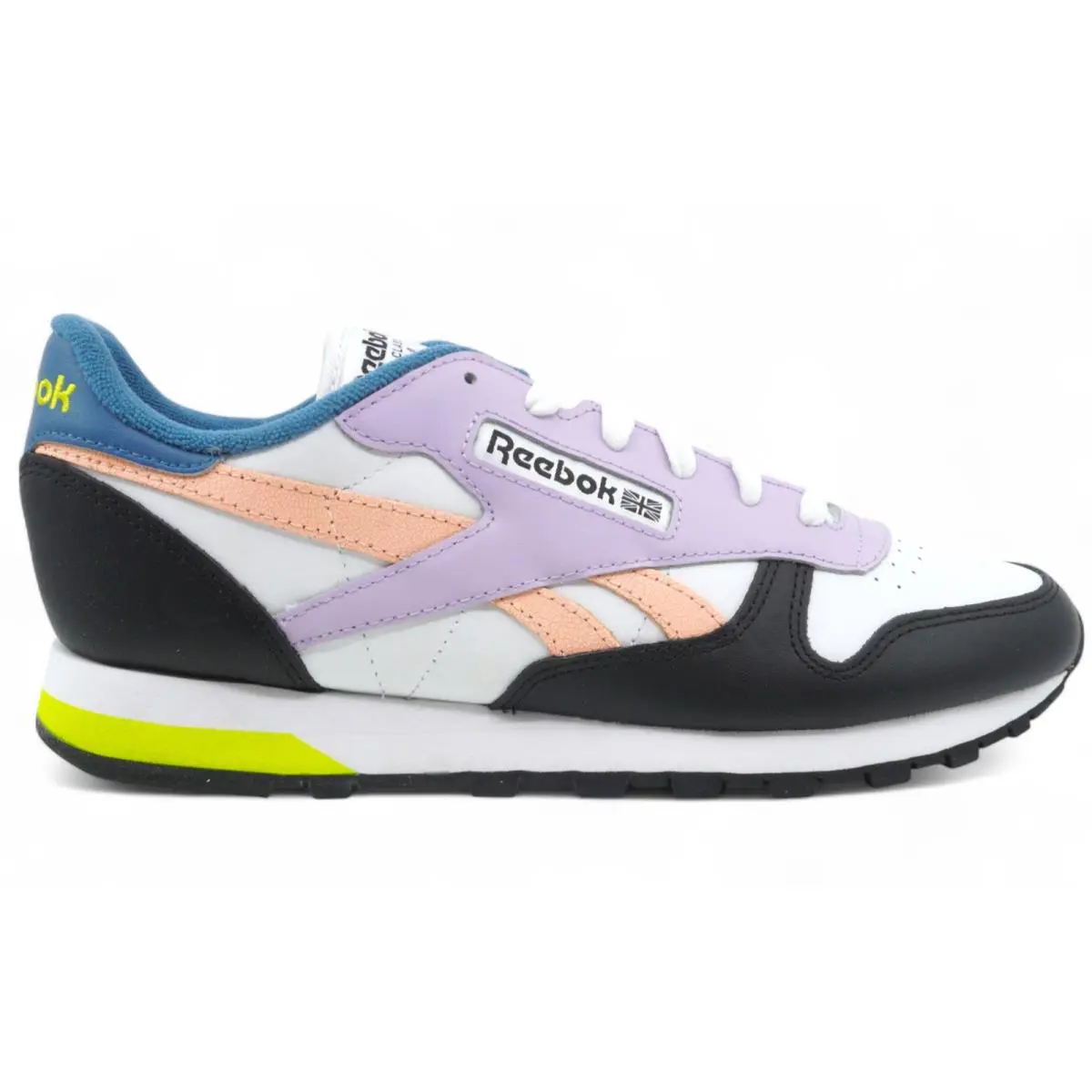 100070256/IG2995 Womens Reebok Classic Leather - Ftwwht/Aurorg/Cblack