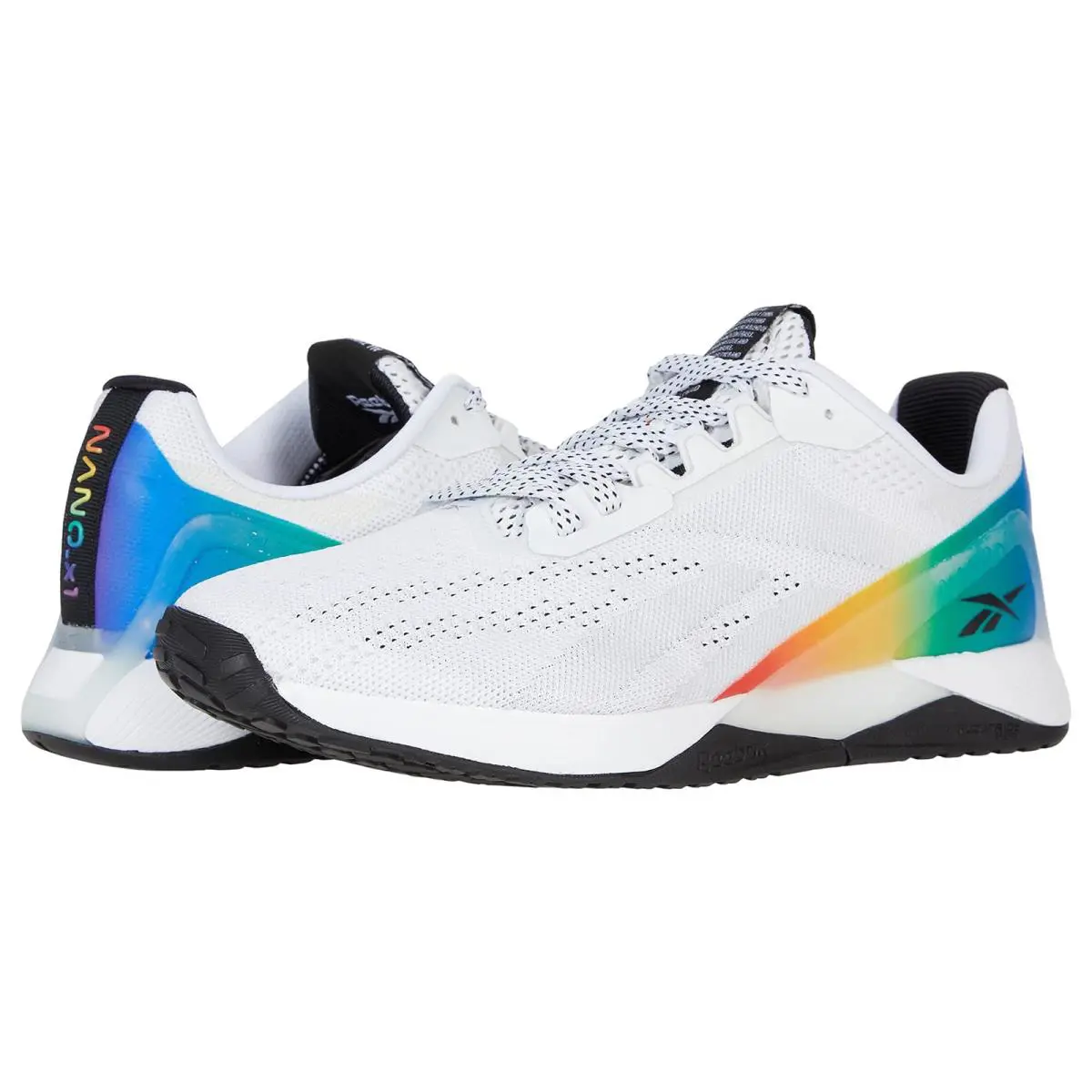 Reebok shoes - GY7608100 - GY7608-100 - Pride/White/Rainbow Print (UPC: 194828366704) 0