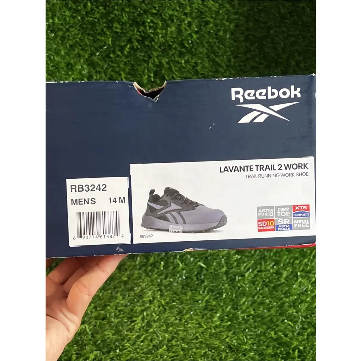Reebok shoes - LAVANTE TRAIL 2 WORK - LAVANTE TRAIL WORK - RB3240 - Black 4