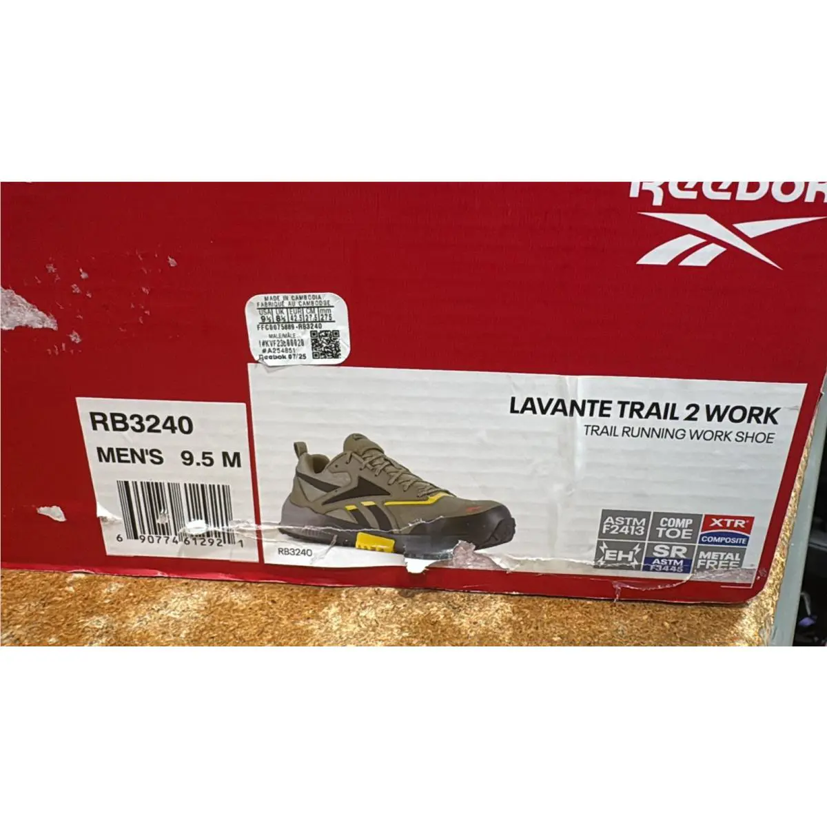 Reebok shoes - RB3240 - RB3240 - Army Green/Black/Yellow 5