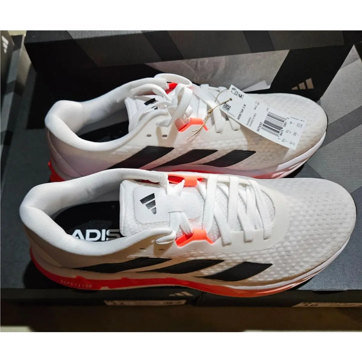 Adidas shoes - adidas adistar - adistar - IH7650 - Black, Red, White 6