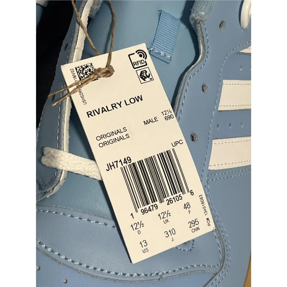 Adidas shoes - adidas Rivalry - Rivalry - JH7149 - Blue (UPC: 0196479261032) 6