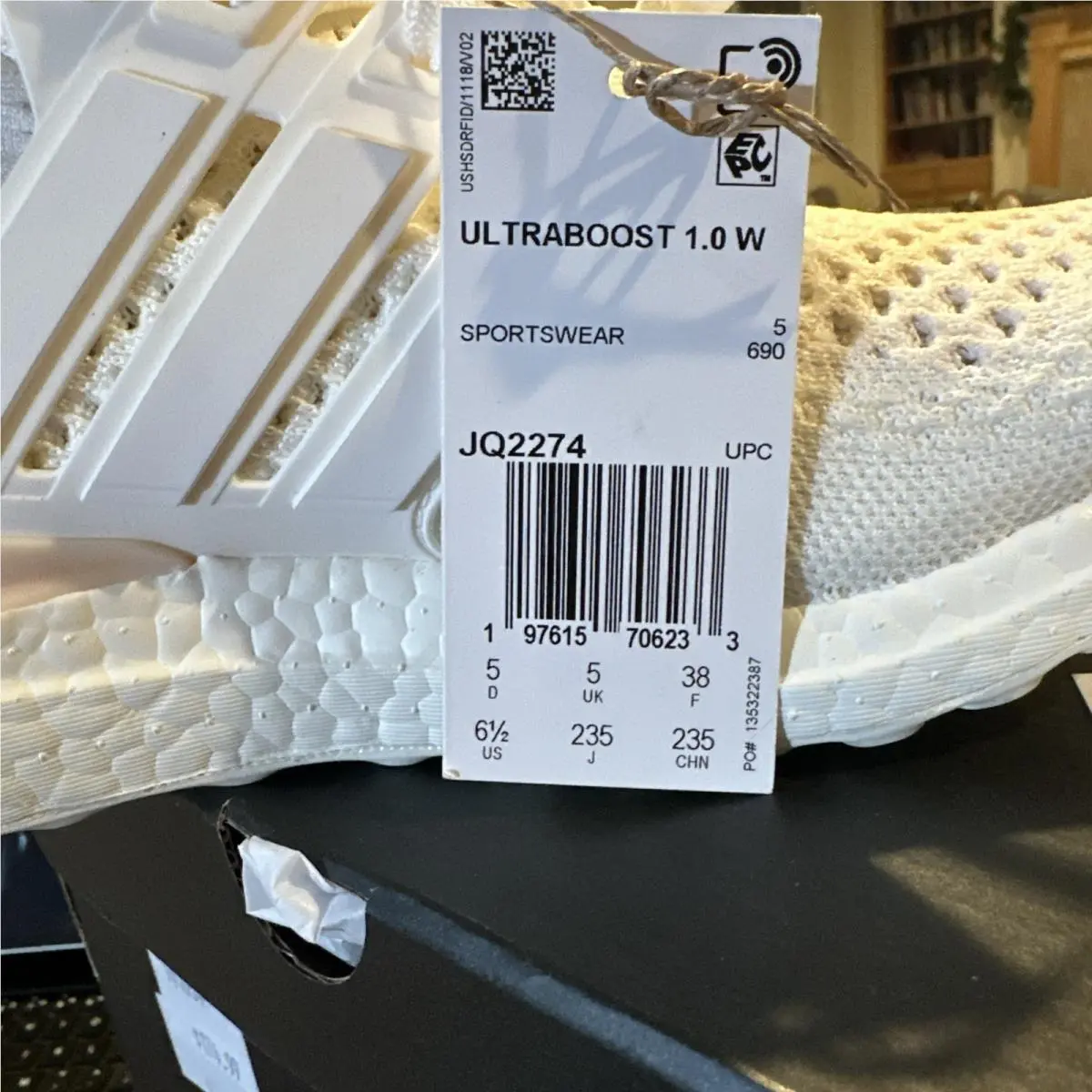 Adidas shoes - adidas UltraBoost 1.0 - UltraBoost - JQ2274 - White (UPC: 0197615706233) 7