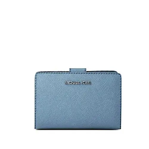 Michael Kors Medium Crossgrain Leather Wallet Daisy Yellow