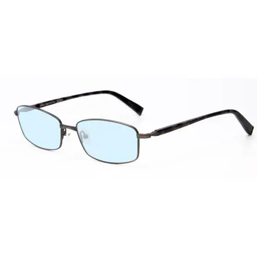 V150-GUN Multi-focus Blue Light Eyeglasses Antique Gun Metal 56 mm 1.50 (Non-Refundable) by John Varvatos