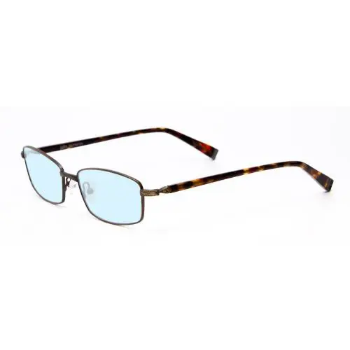 John Varvatos V150-GOL Multi-focus Lens Blue Light Eyeglasses Antique Gold 56 mm