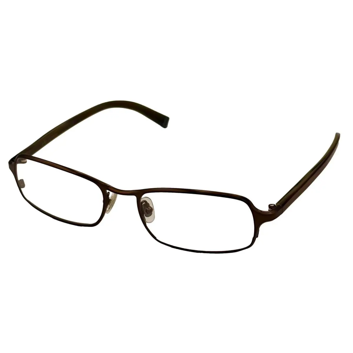 John Varvatos Eyeglasses Rectangle Men Brown Eyewear Frame V104. 54mm