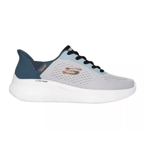 Skechers Men Grey Mesh Swift-fit Sneaker Memory Foam Tennis Shoes Pick SZ