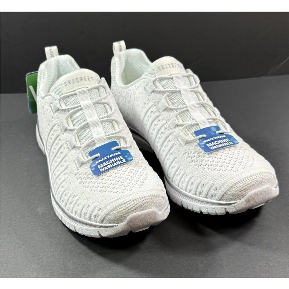Skechers shoes - Slip Ins - Slip Ins - Lucent - White/Silver 12