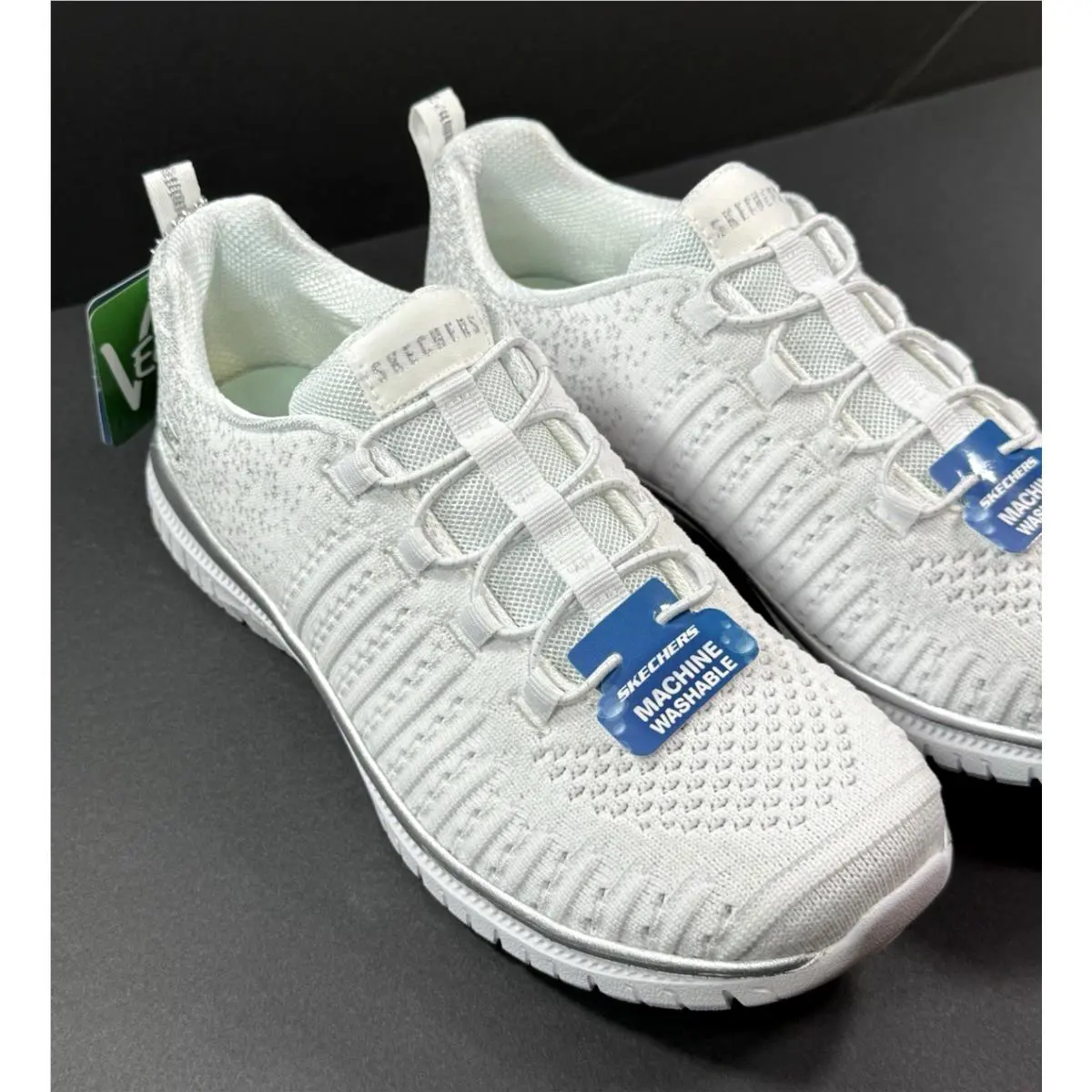 Skechers shoes - Slip Ins - Slip Ins - Lucent - White/Silver 13