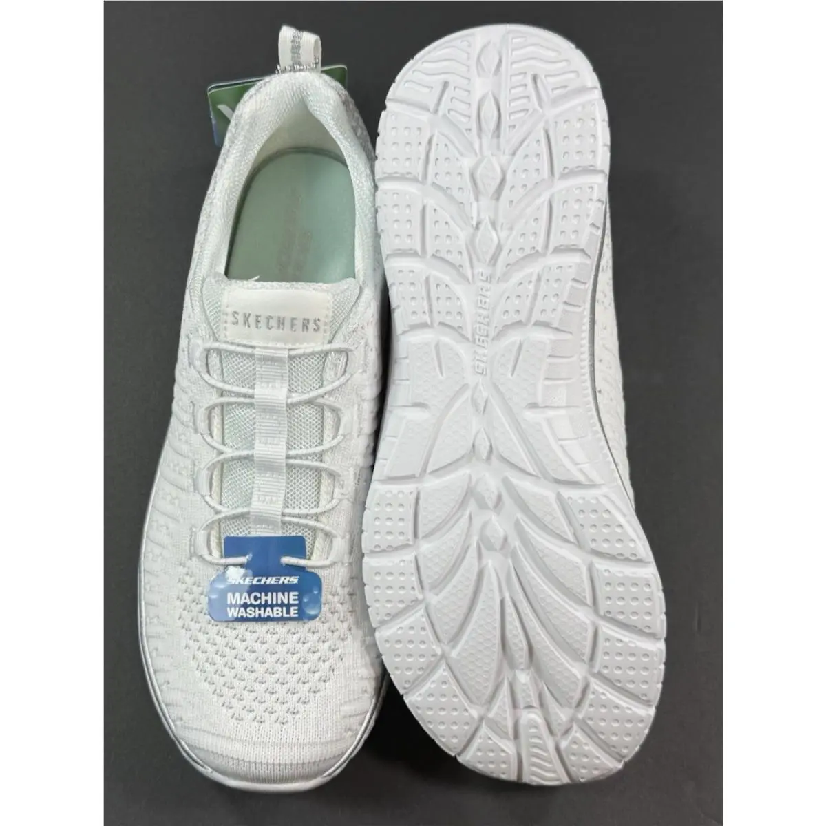 Skechers shoes - Slip Ins - Slip Ins - Lucent - White/Silver 16