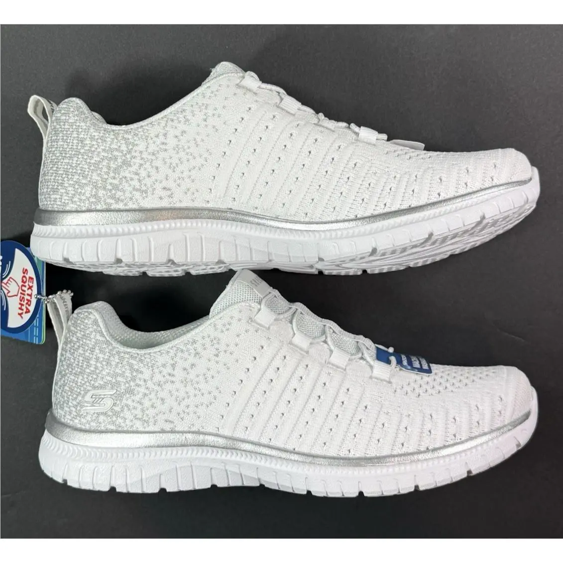 Skechers shoes - Slip Ins - Slip Ins - Lucent - White/Silver 18