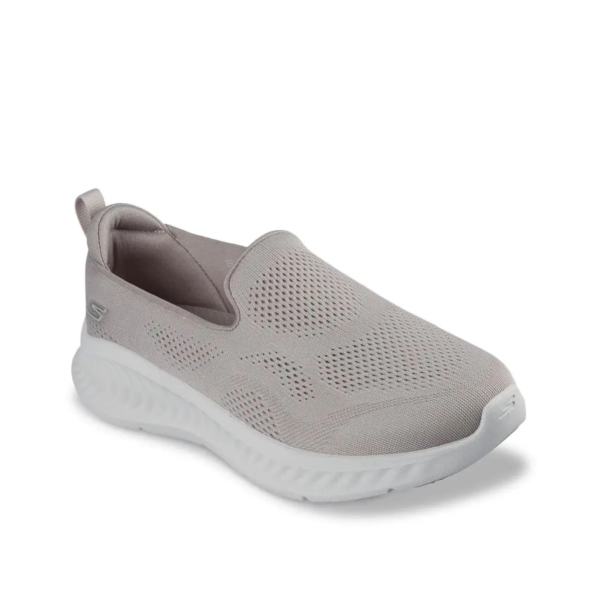 Woman`s Athleisure Skechers Go Walk Now Demi Slip - Taupe